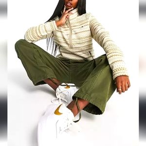 The North Face Women's Printed Crescent 1/4 Zip Pullover size Small